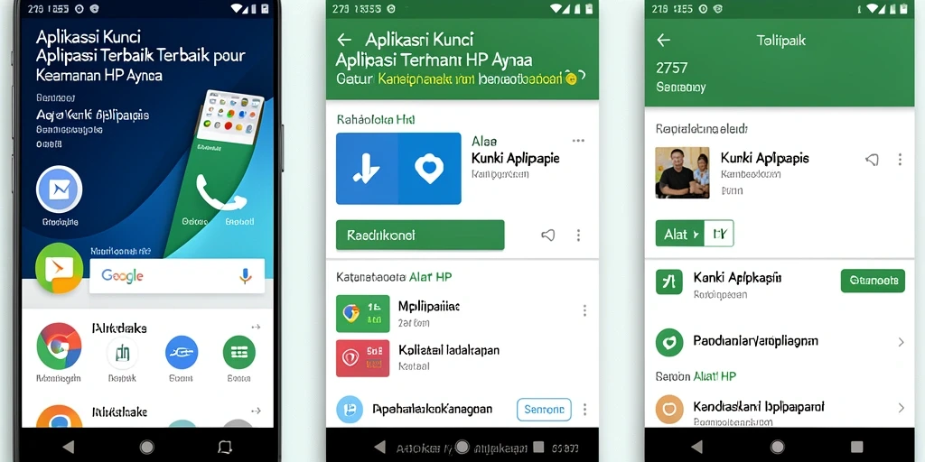 Antarmuka pengguna aplikasi Kunci Aplikasi 2757 yang modern dan fungsional.