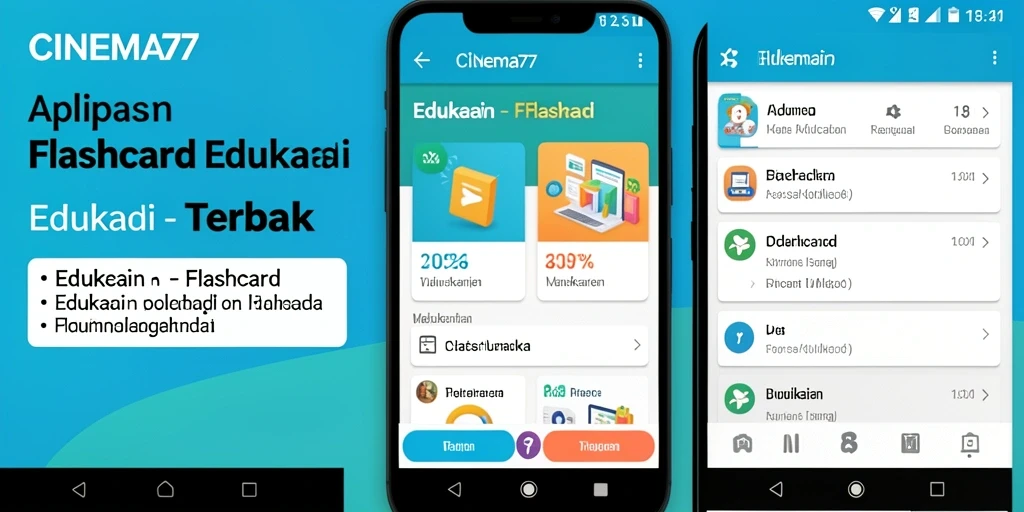 Tampilan aplikasi CINEMA77 yang interaktif dan sederhana.