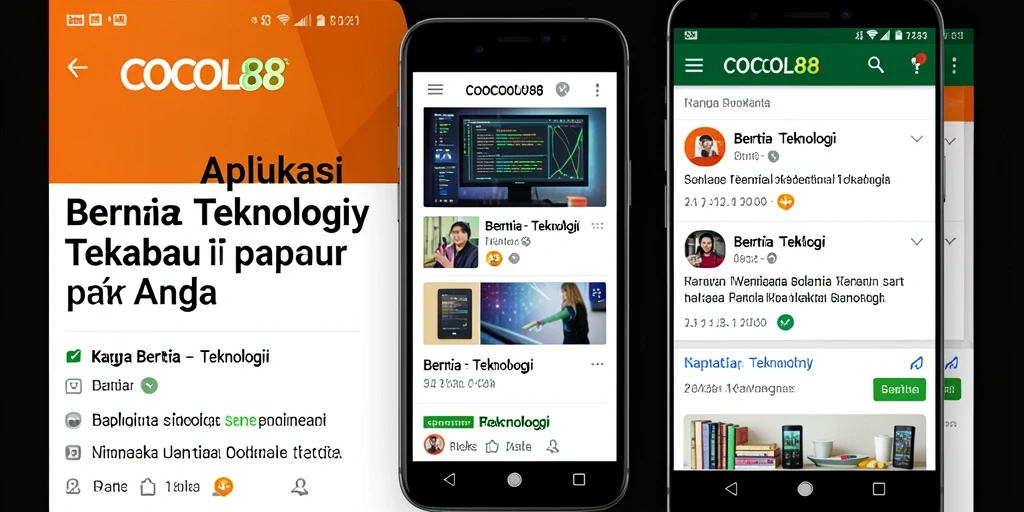 Tampilan antarmuka COCOL88 yang modern dan informatif.