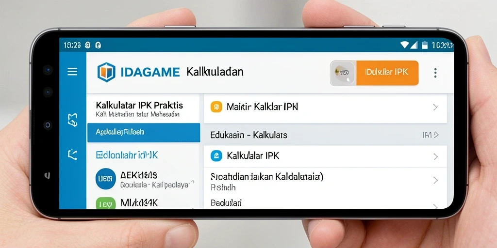 Antarmuka jelas dan fungsional untuk perhitungan IPK.
