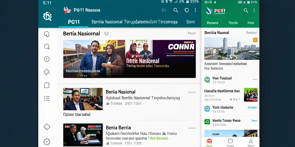 Tampilan antarmuka PG11 yang modern dan informatif.