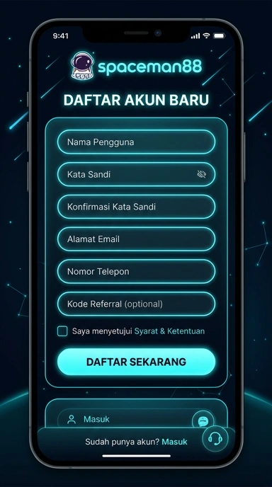 Panduan Daftar Akun Spaceman88 untuk Android